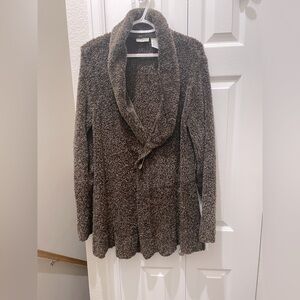Cozy Brown Knit Cardigan